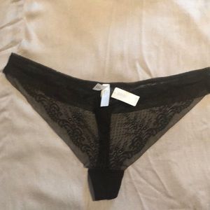 Lace thong